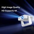 IMC880 bærbar miniprosjektor med 4K-videodekoding - Android 14 - hvit