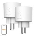 IMOU CE2P WiFi-smartkontakt med energiovervåking, tidsprogrammering og stemmestyring - 2 stk.