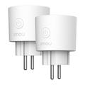 IMOU CE2P WiFi-smartkontakt med energiovervåking, tidsprogrammering og stemmestyring - 2 stk.