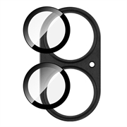 iPhone 17 Imak Fullt deksel i metall og herdet glass kameralinsebeskyttelse - svart