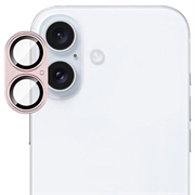 iPhone 17 Imak Fullt deksel i metall og herdet glass kameralinsebeskyttelse - Rosa