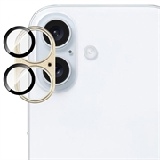 iPhone 17 Imak Fullt deksel i metall og herdet glass kameralinsebeskyttelse - Gul