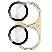 iPhone 17 Imak Fullt deksel i metall og herdet glass kameralinsebeskyttelse - Gul