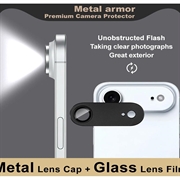 iPhone Air Imak Fullt deksel i metall og herdet glass kameralinsebeskyttelse