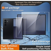 Samsung Galaxy Z TriFold Imak Hydrogel IV-beskyttelsessett - 2 stk. - Klar