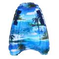 Oppblåsbart bodyboard/svømmematte for barn - Kokospalme