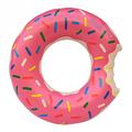 Oppblåsbar badering / badering til stranden og bassenget - rosa donut