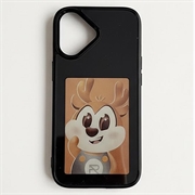 iPhone 17 InkZone DIY E-Ink NFC-deksel - svart