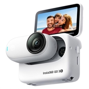 Insta360 GO 3S Actionkamera - 64GB, 4K - Arktisk hvit