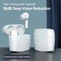 J8 Active Noise Reduction TWS-hodetelefoner med ladeetui - hvit