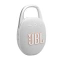 JBL Clip 5 Vanntett Bluetooth-høyttaler - hvit