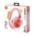 JBL JR470NC trådløse hodetelefoner for barn - Rosa / Rød