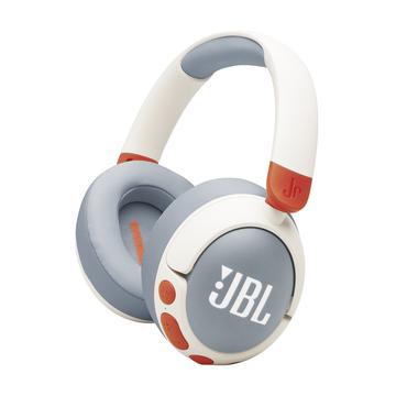 JBL JR470NC trådløse hodetelefoner for barn - Hvit / Grå / Oransje