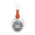 JBL JR470NC trådløse hodetelefoner for barn - Hvit / Grå / Oransje