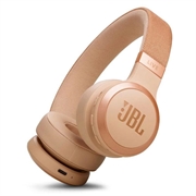 JBL Live 670NC trådløse on-ear-hodetelefoner med ANC - beige