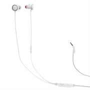 JBL Quantum 50C kablede in-ear-spillhodetelefoner - hvit