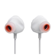 JBL Quantum 50C kablede in-ear-spillhodetelefoner - hvit