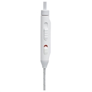 JBL Quantum 50C kablede in-ear-spillhodetelefoner - hvit