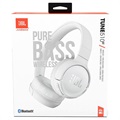 JBL Tune 510BT PureBass On-Ear Trådløse Hodetelefoner - Hvit