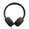 JBL Tune 520C USB-C-hodetelefoner med kabel - svart