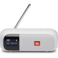 JBL Tuner 2 bærbar Bluetooth-høyttaler med DAB/DAB+ og FM-radio - hvit