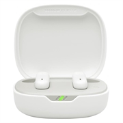 JBL Wave Flex 2 True Wireless øretelefoner med ren basslyd - hvite