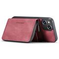 Jeehood Avtakbart 2-i-1 iPhone 14 Plus Deksel med Lommebok - Rød