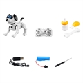 JJRC R19 Smart Robothund med Fjernkontroll for Barn - Hvit / Svart