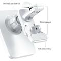 JJT-987 15W magnetisk trådløs lader/bilholder med ventilasjonsklips - MagSafe-kompatibel - hvit