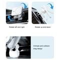 JJT-987 15W magnetisk trådløs lader/bilholder med ventilasjonsklips - MagSafe-kompatibel - hvit