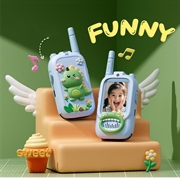 JK200 Video Walkie-Talkie for barn med kamera - 2 stk. - Blå dinosaur