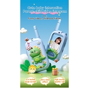 JK200 Video Walkie-Talkie for barn med kamera - 2 stk. - Blå dinosaur
