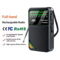 JOC TG-77 Bærbar FM/AM/SW-radio for eldre - svart