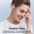 JOYROOM JR-BB1 In-Ear Bluetooth-hodetelefoner med subwoofer og trådløst hodesett IPX4 vanntette ørepropper - hvit