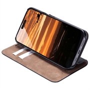 iPhone 15 Pro JT Berlin BookCase Tegel Flip-læretui - Svart