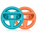 JYS-NS2261 Racing Wheel Duo for Nintendo Switch 2 Joy-Con-kontrollere - blå / oransje
