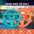 JYS-NS2261 Racing Wheel Duo for Nintendo Switch 2 Joy-Con-kontrollere - blå / oransje