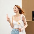 Jisulife Life8 Plus 3-i-1 bærbar vifte med powerbank-funksjon - rosa