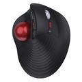 Jomaa JOM255 ergonomisk trådløs trackball-mus - svart
