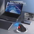 Jomaa JOM255 ergonomisk trådløs trackball-mus - svart