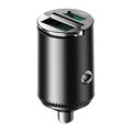 Joyroom JR-CCN18 65W hurtiglader til bil - svart