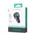 Joyroom JR-CCN19 65W bilopplader med 3 porter (PD/QC) - 2x USB-C, 1 x USB-A - Grå