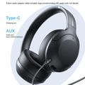 Joyroom JR-JH2 ANC Over-Ear trådløse hodetelefoner med Bluetooth 5.4 - svart