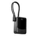 Joyroom JR-PC1 10000mAh powerbank med innebygde USB-C- og Lightning-kabler - svart