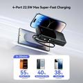 Joyroom JR-PC2 20 000 mAh powerbank med 3 innebygde kabler og LED-display - 22.5W