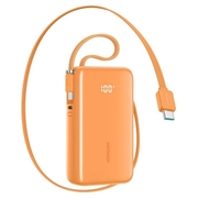 Joyroom JR-PR2 Powerbank med to USB-C-porter, 10000mAh - 35W - Oransje