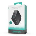 Joyroom JR-TG11 4-ports GaN-hurtiglader 100W - svart