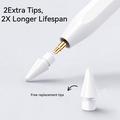 Joyroom JR-X9S Pro Active Stylus-penn - USB-C, 2 spisser - hvit