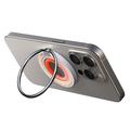 Joyroom JR-ZS383 Magnetisk MagSafe-kompatibel ringholder - hvit / oransje