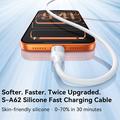 Joyroom S-A62 60W hurtigladingskabel med USB-C, 1.2m - hvit